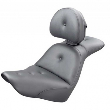 view Saddlemen 818-29-030RS Explorer RS Seat w/ Backrest for Harley Low Rider & Sport Glide