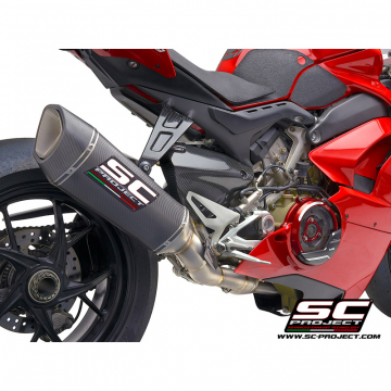 view SC-Project D26-TC91C SC1-R 4-2-1 Full Exhaust for Ducati Panigale V4 (2018-)