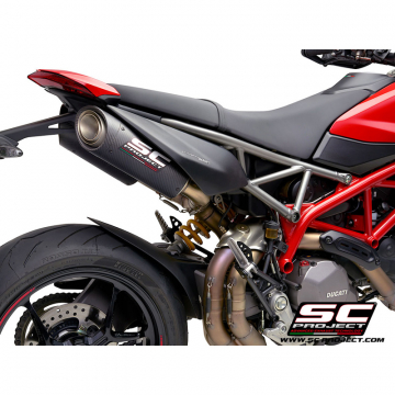 SC-Project D31-74C S1-Carbon Slip-on Exhausts for Ducati Hypermotard 950 (2019-)