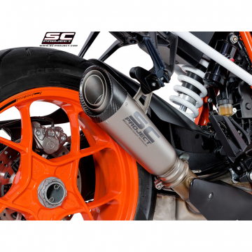 view SC-Project KTM10-T41T S1 Slip-on Exhaust for KTM Super Duke R 1290 '14-'19