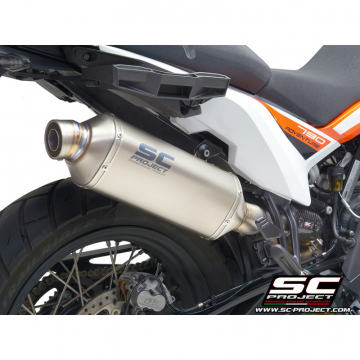 SC-Project KTM15-100T Rally Raid Slip-on Exhaust for KTM 790/890 Adventure '19-