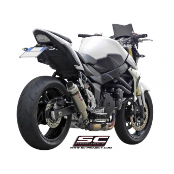 view SC-Project S07-18 GP M2 Slip-on Exhaust for Suzuki GSR750 (2017-)