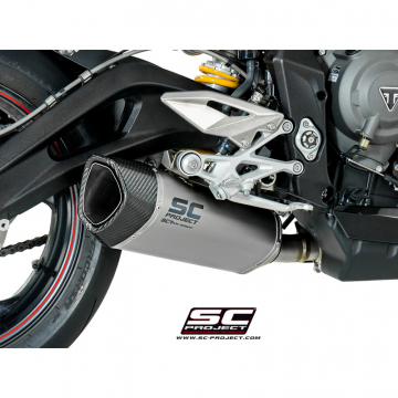 view SC-Project T18-93 SC1-R Slip-on Exhaust for Street Triple 765 S/R/RS (2017-2022)