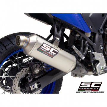 view SC-Project Y28-T101T Rally Raid Slip-on Exhaust for Yamaha Tenere 700 (2019-)