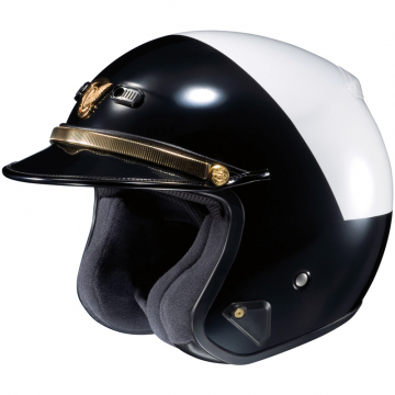 Shoei RJ Plantinum-R LE Hi-Rise Helmet, Black/White