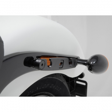 view Sw-Motech HTA.18.682.10200 SLH Single Side Carrier for Harley Softail Slim (2018-)
