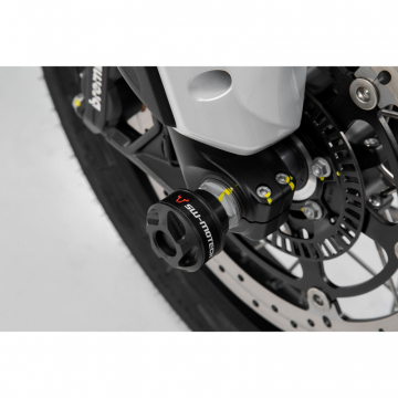 Sw-Motech STP.17.176.10001/B Front Axle Sliders for Moto Guzzi V85 TT (2019-)