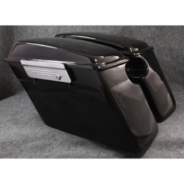 TKY Quick Release Hard Saddlebags, 25 Liter Each for Harley-Davidson Fat Boy (2007-2017)