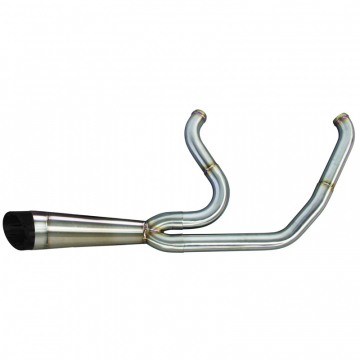Two Bros 005-5120199 2-1 Shorty Turnout Stainless Exhaust for Harley Softail (2018-)