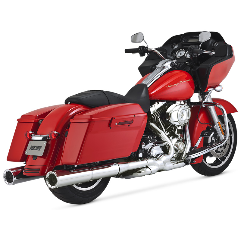 Vance & Hines 16463 HiOutput Slipon Exhausts for Harley Touring (2017