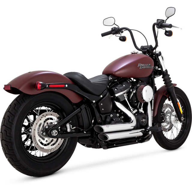 Vance & Hines 17233 ShortShots Staggered, Chrome Full System
