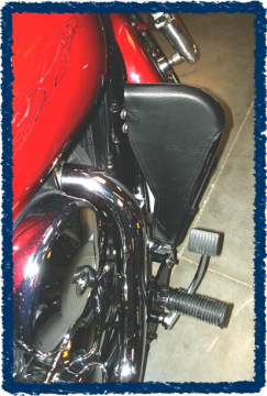 view Sage Brush Engine Guard Chaps - Vulcan 800 with OEM Bar