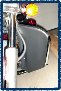 view Sage Brush Engine Guard Chaps - Shadow 1100 Aero with MC Enterprises Bar
