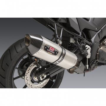 Yoshimura 11632B0520 R-77 Stainless Slip-on Exhaust for Suzuki V-strom 1050 (2020-)