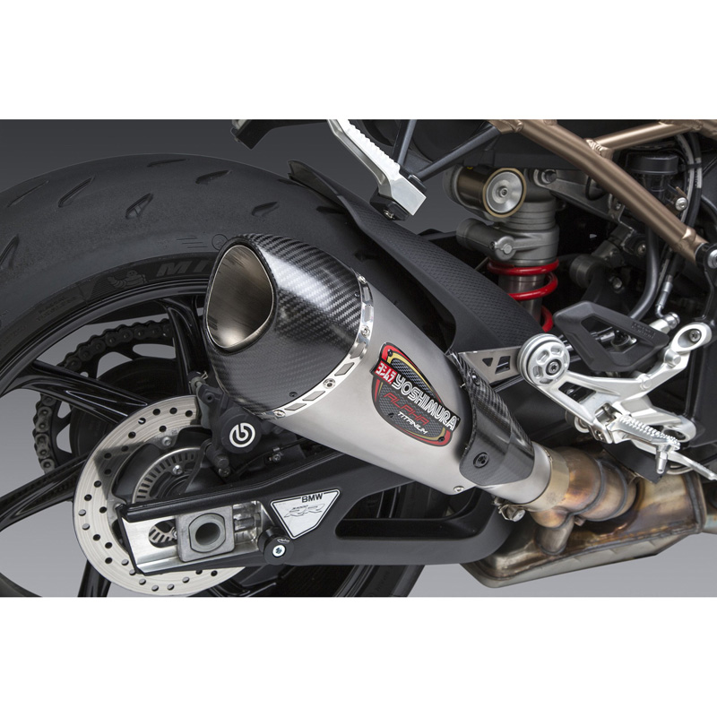 Yoshimura 15204MP720 AlphaT Titanium Slipon Exhaust for BMW S1000RR