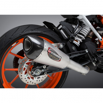 view Yoshimura 16381BP520 Street ALPHA T Slip-on Exhaust for KTM RC390 / 390 Duke (2017-2020)