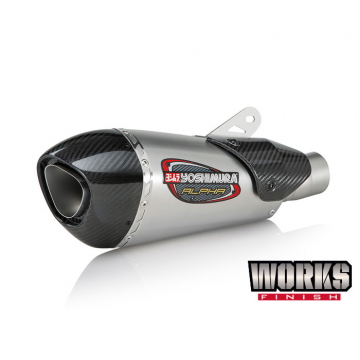 Yoshimura 16381BP520 Street ALPHA T Slip-on Exhaust for KTM RC390 / 390 Duke (2017-)