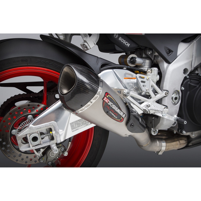 Yoshimura 19250MP720 Race Alpha T Slipon Exhaust for Aprilia RSV4