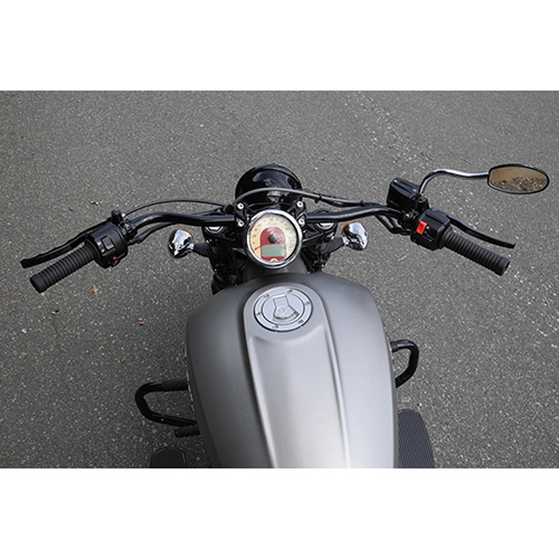 Aeromach CI2200B Retro Handle Bars, Black for Indian Scout (2014