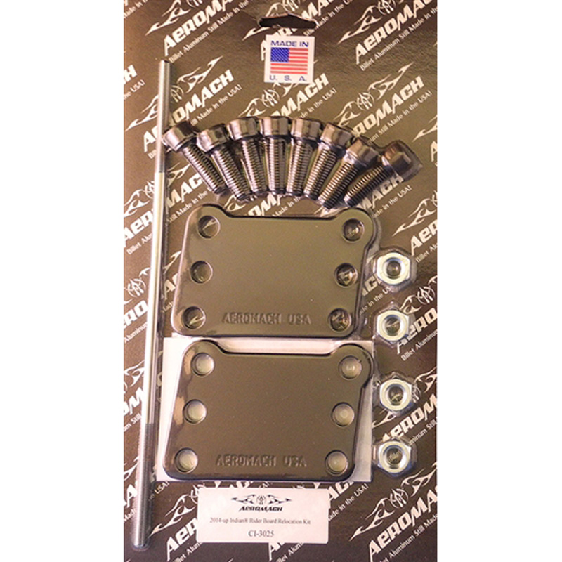Aeromach CI3025 Rider Floorboard Relocation Kit for Indian Chief (2014