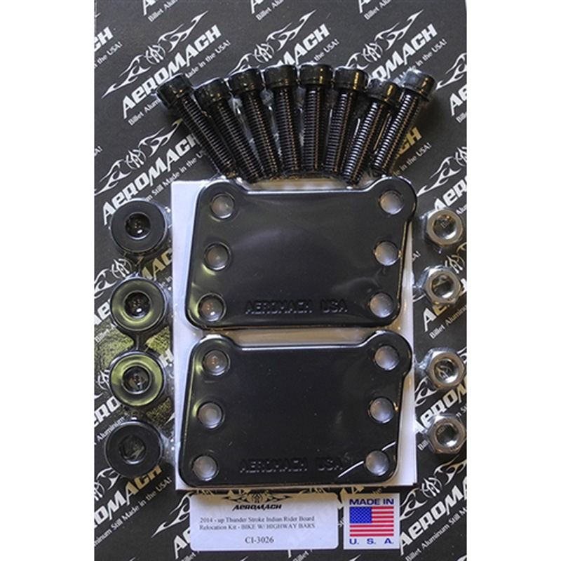Aeromach CI3026 Rider Floorboard Relocation Kit for Indian Chief (2014
