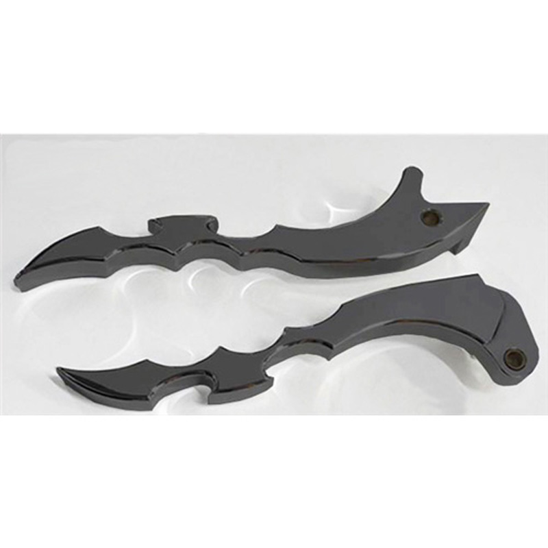 Aeromach CI4016B Tribal Levers, Gloss Black for Indian Scout (20142016) Accessories