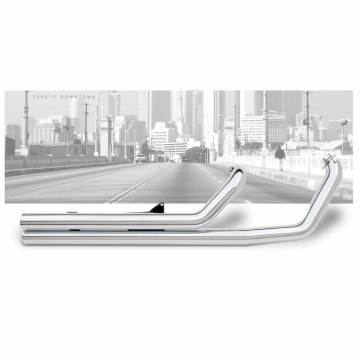 view Hard-Krome 45-8040 3" Big Straights Exhaust for Kawasaki Vulcan 1500 Classic D,E,N (1996-2008)