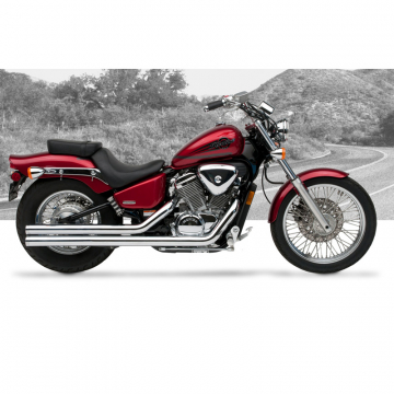 HARD-KROME American Classic II Exhaust Shadow VLX600 88-up