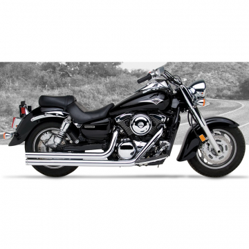 HARD-KROME American Classic II Exhaust Vulcan 1600 Classic 04-up