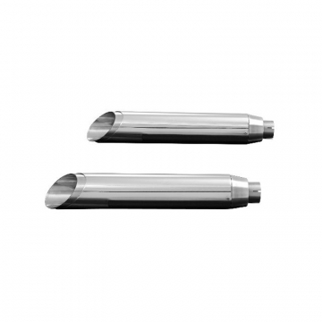 view Highway Hawk 659-1300 Slash cut Exhaust, Chrome for Victory Vegas