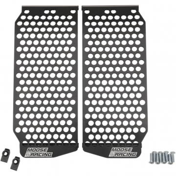 Moose Racing 1901-0523 Radiator Guard, Black for Yamaha WR250F, YZ250F, YZ250FX & YZ450F