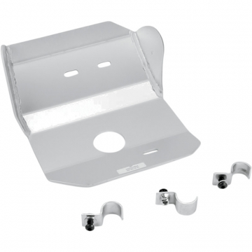 view Moose Racing M207X Skid Plate, Silver for Husqvarna CR250/CR360/WR250/WR300/WR360
