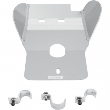 view Moose Racing M235 Aluminum Skid Plate, Silver for Yamaha YZ250 (1999-2004)