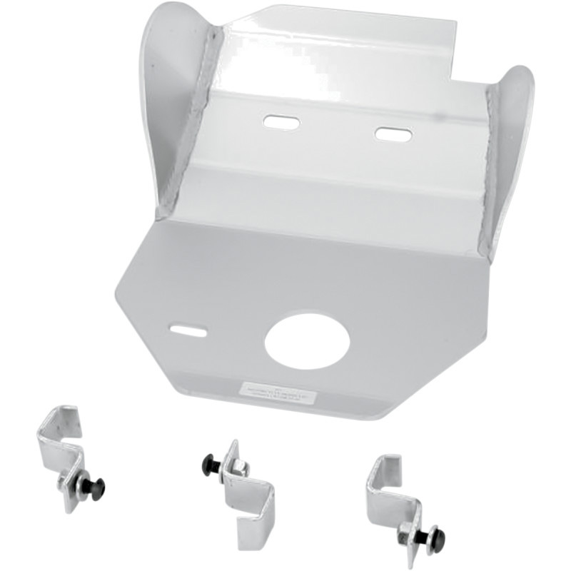 Moose Racing M451X Aluminum Skid Plate, Silver for Honda CR250R (1997