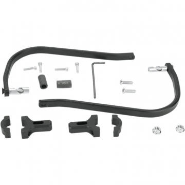 view Moose Racing M6002-4 Aluminum Handguards, Black