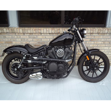 Mortons Custom Black Pipes Complete Exhaust for Yamaha Bolt (2013-current)