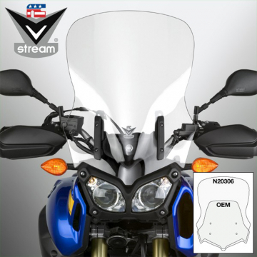 view National Cycle N20306 VStream Touring Windshield for Yamaha XT1200 Super Tenere (2010-2013)
