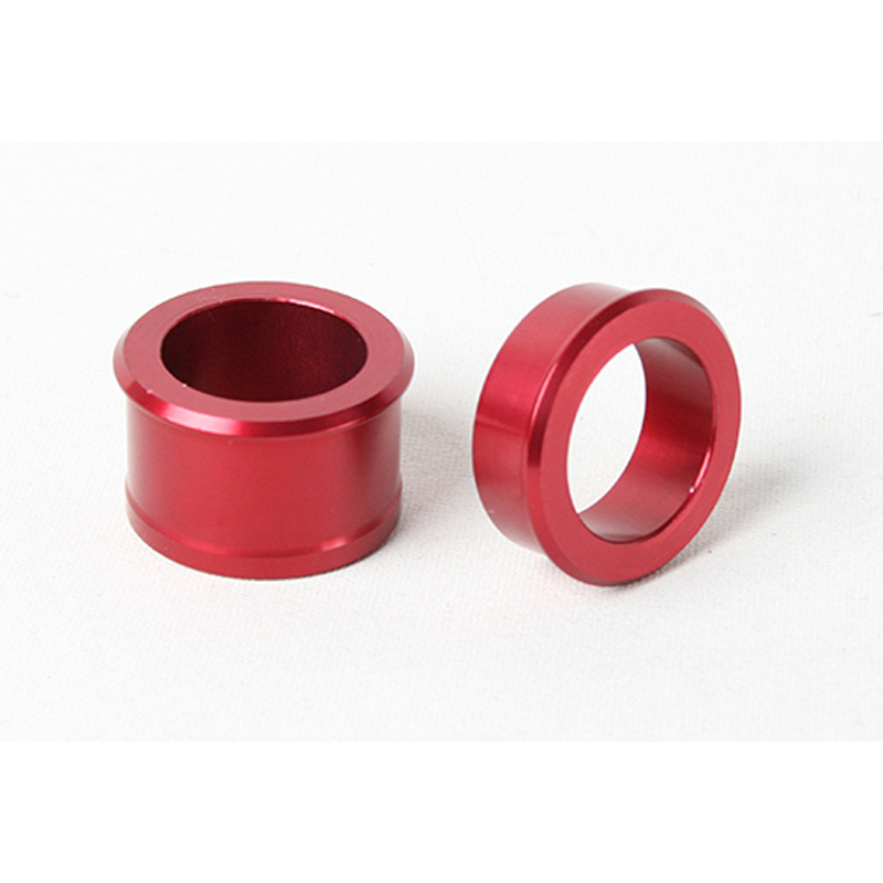 Ride Engineering YZWS14FRA Front Wheel Spacers, Red YZ250F/450F/250FX
