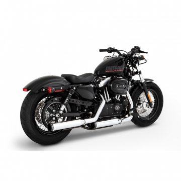 Rinehart 500-0401 3" Slip-on Exhaust Black for Harley-Davidson Sportster (2014-current)