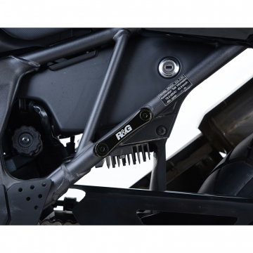 view R&G BLP0051BK Passenger Foot Rest Blanking Plates Honda Africa Twin (2016-2019)