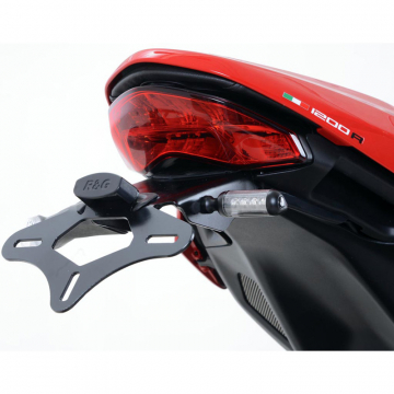 R&G LP0191BK Tail Tidy License Plate Holder for Ducati Monster 1200R 2016-up