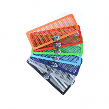 view R&G OCG0023DKBLUE Oil Cooler Guard, Dark Blue for Yamaha YZF-R1 (2015-current)
