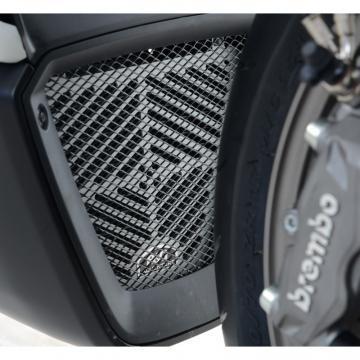 R&G OCG0028SI Oil Cooler Guard for Ducati XDiavel / S '16-'24 & Diavel 1260 '19-'20