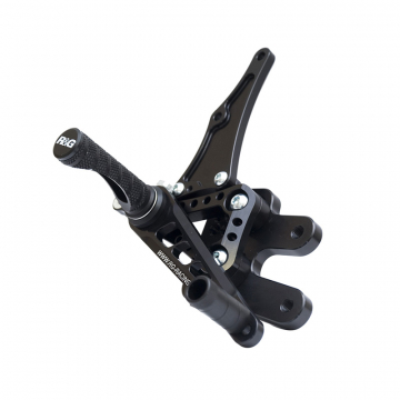 view R&G RSET28BK Road / Race Adjustable Rearsets for Kawasaki ZX-10R Ninja (2016-current)