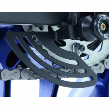 view R&G TG0012BK Toe Chain Guard for Yamaha R3 & YZF-R1 (2015-current)
