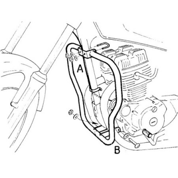 view Hepco & Becker 501.115 00 02 Engine Guard for Honda CB250
