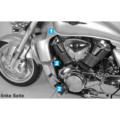 Chrome Motorrad Silber Bremskupplung Abdeckung Fit Suzuki Boulevard M109R 06