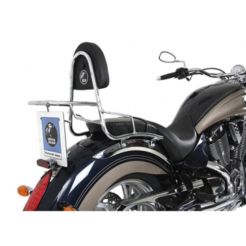 view Hepco & Becker 611.721 Sissy Bar for Victory Kingpin With Rear Rack
