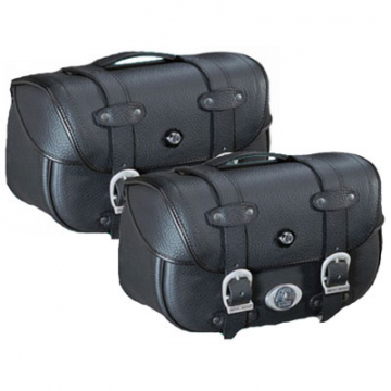 Hepco & Becker 620.985 Liberty Leather Bag Set, 23 Liters for C-Bow Only