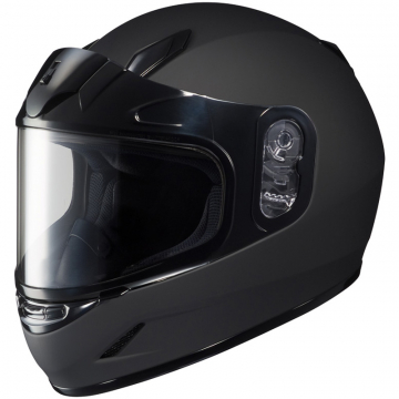 view HJC CL-Y Dual Lens Youth Helmet, Matte Black